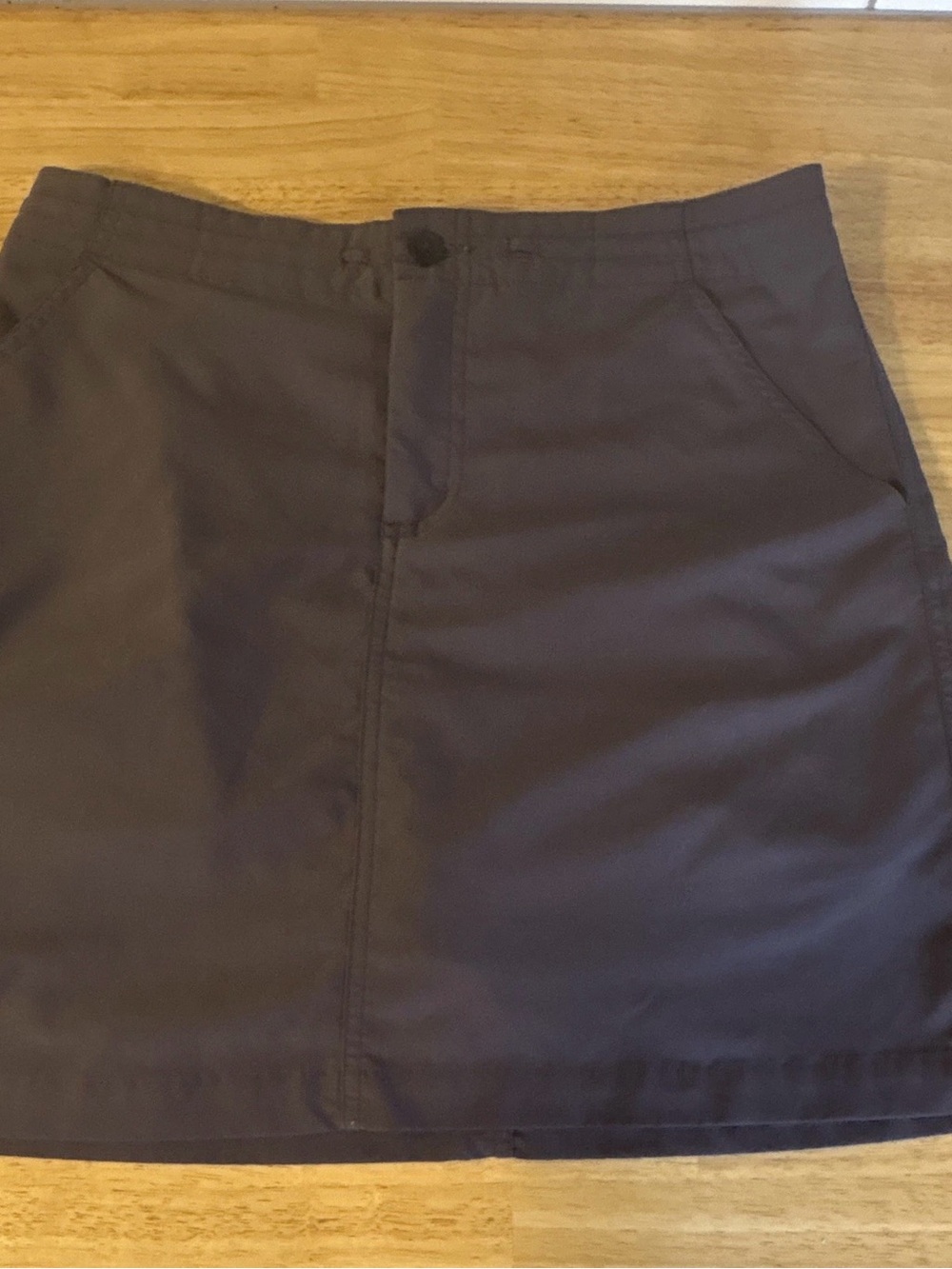 Patagonia Women's Dark Brown Mini Skirt with Front Pockets